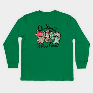 Christmas Cookie Crew Kids Long Sleeve T-Shirt